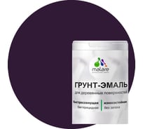 Грунт-эмаль для деревянных поверхностей MALARE 3в1 матовая, черничные ночи, 2 кг 2036751358945