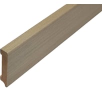 Плинтус РУССКИЙ ПРОФИЛЬ деревянный, 80х16х2400 мм, Венге Бангуи 4680427069307