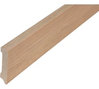 Плинтус РУССКИЙ ПРОФИЛЬ деревянный, 80х16х2400 мм, Капучино 4680427069352