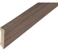 Плинтус РУССКИЙ ПРОФИЛЬ деревянный, 80х16х2400 мм, Палисандр 4680427067761