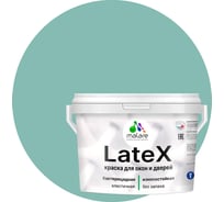 Краска для деревянных окон и дверей MALARE матовая, бирюзовая катунь, 10 кг 2036748173933