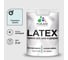 Акриловая краска для дверей и окон Latex по дереву с антисептическим эффектом, моющаяся, без запаха матовая, матовая MALARE туманная лазурь, 2 кг. КЛТКСАТУЛМ0200 1