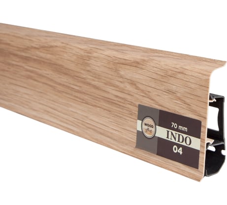 Плинтус Arbiton Indo 04 Дуб Лингбург, 2500x70x26 мм 61604
