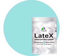 Краска для деревянных окон и дверей MALARE матовая, аквамарин, 2 кг 2036748173735