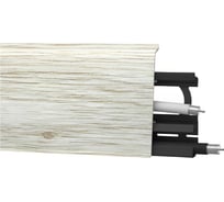 Плинтус Arbiton Indo 135 Дуб платиновый, 2500x70x26 мм 203391