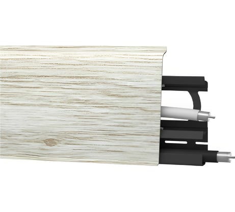 Плинтус Arbiton Indo 135 Дуб платиновый, 2500x70x26 мм 203391