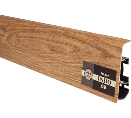 Плинтус Arbiton Indo 09 Дуб Дворский, 2500x70x26 мм 61591