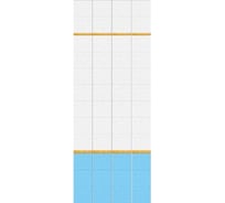 Панель ПВХ КронаПласт Unique подводный мир фон, 1 шт. 00-00026090