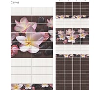 Панель ПВХ КронаПласт Unique сауна, 4 шт. 00-00057444