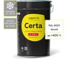 Термостойкая краска Certa для металла, печей, мангалов, радиаторов, дымоходов, суппортов, до 400 градусов, белый (~RAL 9003), 25 кг CST0001325
