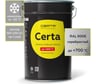 Термостойкая краска Certa для металла, печей, мангалов, радиаторов, дымоходов, суппортов, до 700 градусов, серебристый (~RAL 9006), 25 кг CPR0000725