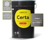Термостойкая краска Certa для металла, печей, мангалов, радиаторов, дымоходов, суппортов, до 700 градусов, графит, 25 кг CPR0001325