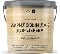 Лак для мебели и стен Elcon на водной основе, для внутренних работ, матовый 0,9 л 00-00462956