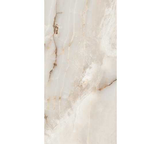 Керамогранит полированный LAPARET onyx smoke светло-серый 60x120 см 1,44 м2, 2 шт х9999275885