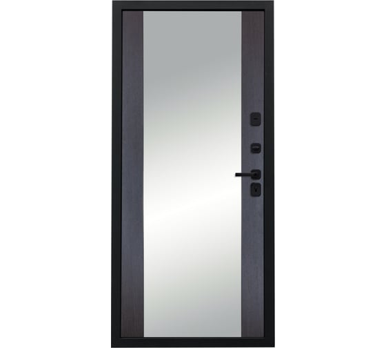 Дверь DIVA 61 Зеркало 2050x960 мм Правая Олива Софт - Д15 Сандал белый УТ-00076868