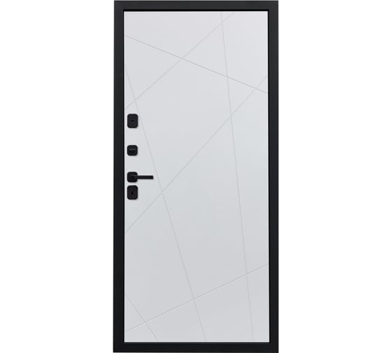Дверь DIVA 61 2050x960 мм Левая Олива Софт - Д11 Белый софт УТ-00076809