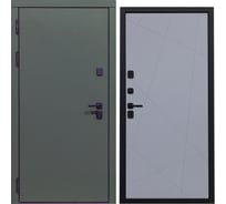 Дверь DIVA 61 2050x960 мм Левая Олива Софт - Д11 Силк маус УТ-00076813