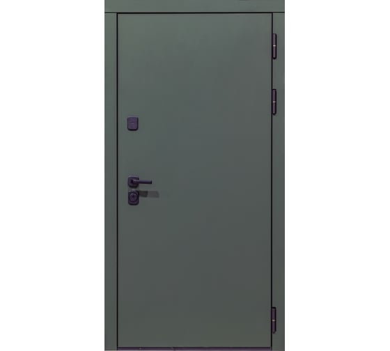 Дверь DIVA 61 2050x860 мм Правая Олива Софт - Н7 Белый софт УТ-00076902