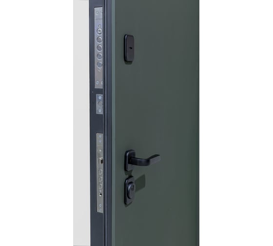 Дверь DIVA 61 2050x860 мм Правая Олива Софт - Н7 Белый софт УТ-00076902