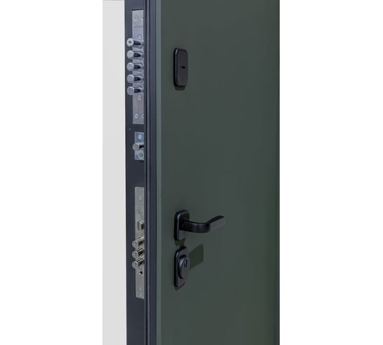 Дверь DIVA 61 2050x860 мм Правая Олива Софт - Н7 Белый софт УТ-00076902