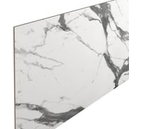 Мебельный щит Союз 600/3050/4/3027г мрамор белый в термоупак М3027Г