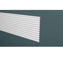 Панель стеновая Decor-Dizayn "Грани" ударопрочная, влагостойкая, под покраску 240x13x3000 мм DD912 (3m)