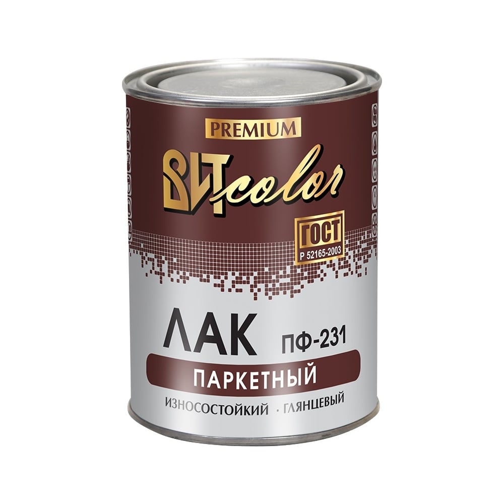 Паркетный лак Царицынские краски ВИТ color ПФ-231, 0.8 кг 18437 ...