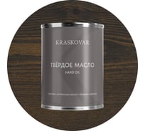 Масло твёрдое повышенной прочности Kraskovar Эбен 0,75л 1663