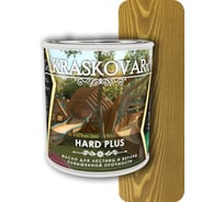 Масло повышенной прочности для лестниц и веранд Kraskovar Hard Plus дуб, 0.75 л 1659