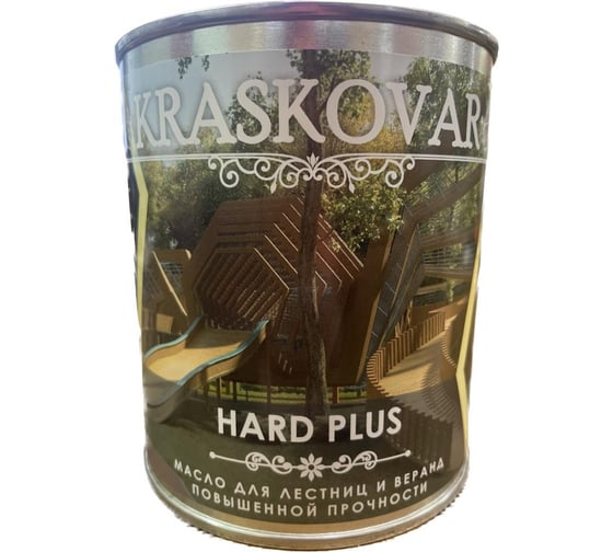 Масло повышенной прочности для лестниц и веранд Kraskovar Hard Plus палисандр, 2.2 л 1676
