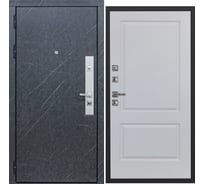 Дверь DIVA МХ-26 2050x860 мм Левая Гранит лава оникс - Д7 Белый софт УТ-00077902