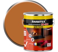 Алкидная эмаль FARBITEX ПФ-266 светлый орех, 5 кг 4300011428
