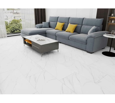 Кварц - виниловый ламинат Aspenfloor Natural Stone XXL SPC 43 класс, 5 мм, NS5-10 Тадж-Махал, 900x450x5 мм, толщина защитного слоя 0.5 мм, 6 шт., площадь упаковки 2.43 кв. м 4680427081576
