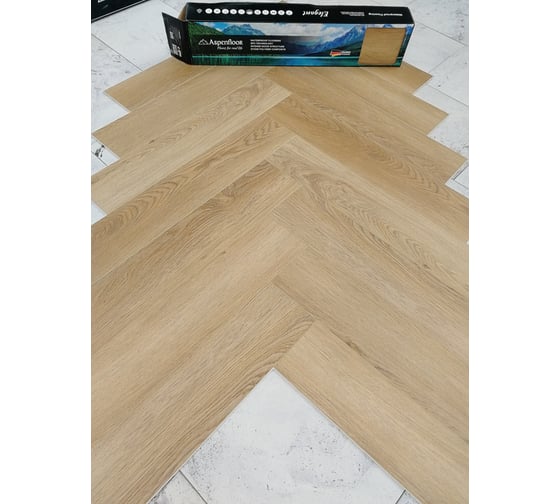 Кварц-виниловый ламинат Aspenfloor Elegant SPC 43 класс, 5 мм, EL6-03 Дуб Виндзор, 4V, 640x128x5 мм, толщина защитного слоя 0.3 мм, 16 шт., площадь упаковки 1.311 кв. м 4680427068843