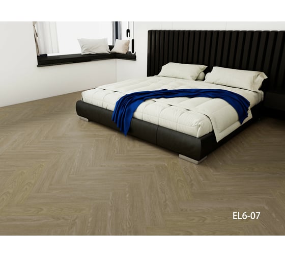 Кварц-виниловый ламинат Aspenfloor Elegant SPC 43 класс, 5 мм, EL6-07 Дуб Кембридж, 4V, 640x128x5 мм, толщина защитного слоя 0.3 мм, 16 шт., площадь упаковки 1.311 кв. м 4680427075827