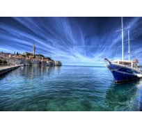 Фотообои Студия фотообоев Яхта у причала, 400x270 см, 4 полотна 1402643