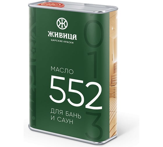 Масло по дереву для бань и саун Живица 1 литр 4603726767224