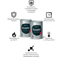 Цинконаполненный грунт по металлу Certa ECOZIN А 55 серый, 25 кг ECA00125