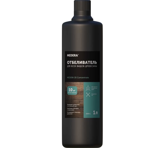 Отбеливатель для древесины MEDERA 20 Concentrate 1 л 2000-1 1