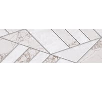 Декор Нефрит-Керамика Ринальди серый 20x60 04-01-1-17-03-06-1723-0
