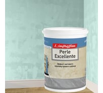 Декоративное покрытие L’impression Perle excellente 1 л, с эффектом матового перламутрового шелка, 42091 зеленый 8HJVYC1Q5E