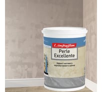 Декоративное покрытие L’impression Perle excellente 1 л, с эффектом матового перламутрового шелка, 42106 бежевый 7M9K8Z8QLQ