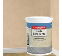 Декоративное покрытие L’impression Perle excellente 2.5 л, с эффектом матового перламутрового шелка, 42081 коричневый Q36XC5ZQYH