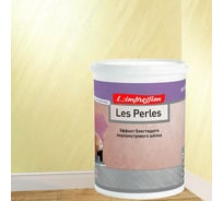 Декоративное покрытие L’impression Les perles 2.5 л, с эффектом блестящего перламутрового шелка, цвет 41064 бежевый ZY2GJ6865B