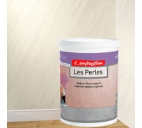 Декоративное покрытие L’impression Les perles 1 л, с эффектом блестящего перламутрового шелка, цвет 41066 бежевый 284ZSLD82J