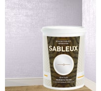 Декоративное покрытие L’impression Sableux 1 л, с фактурой мелкого плотного перламутрового песка цвет Светло сиреневый 32091 XHCZG7MYQG
