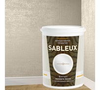 Декоративное покрытие L’impression Sableux 1 л, с фактурой мелкого плотного перламутрового песка цвет Бежевый 32102 FQZNDK2FBW