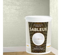 Декоративное покрытие L’impression Sableux 2.5 л, с фактурой мелкого плотного перламутрового песка цвет Зеленый 32101 6LX24TN7VE