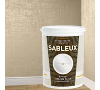 Декоративное покрытие L’impression Sableux 1 л, с фактурой мелкого плотного перламутрового песка цвет 32084 Светло бежевый ATP8EJAHJX