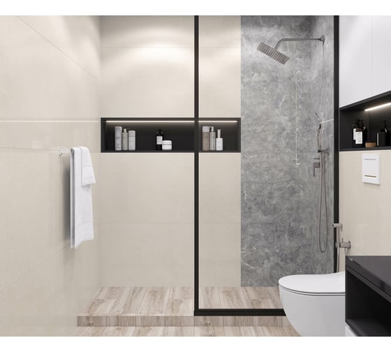 Керамогранит LAPARET french crema кремовый 60x60 см, полированный 1,44 кв.м, 4 шт. в упаковке х9999294547